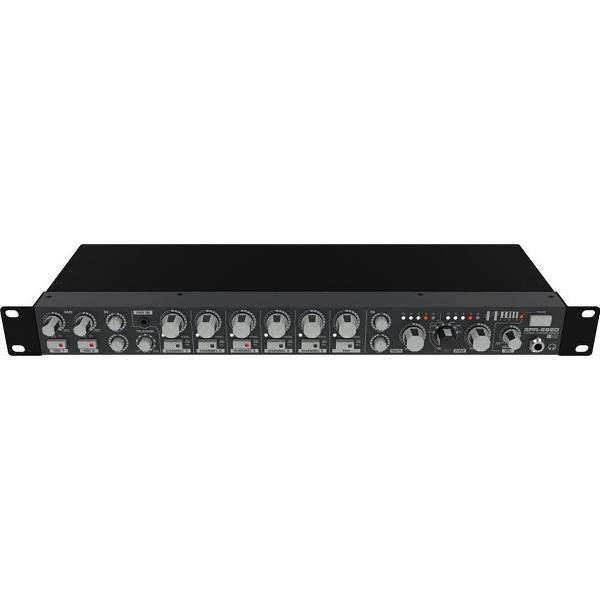 Hill audio - 2-zone Mixer V2/ 2-6M | 2-6S 1U - Zwart -ALVStore B.V.