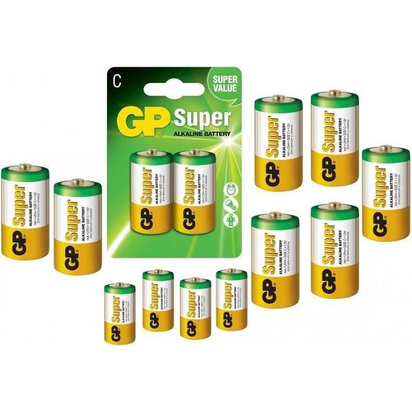 30 Stuks (15 blisters a 2st) - GP LR14 C Super Alkaline Battery