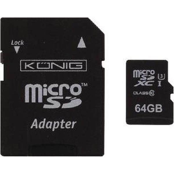 MicroSDXC geheugenkaart Class 10 64 GB