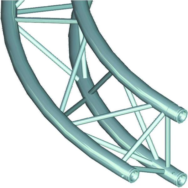 ALUTRUSS TRILOCK E-GL33 Circlepart 4m out 90° <