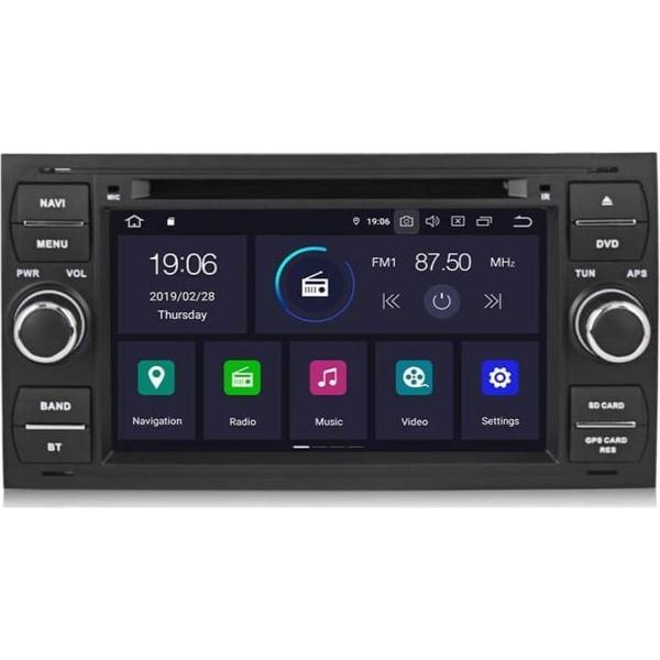 DAB+ autoradio voor Ford focus , s-max , c-max , transit PX30 android 9.,0 bluetooth wifi PRO versie