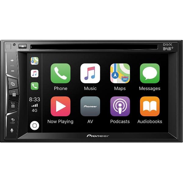 Pioneer AVH-Z3200DAB Autoradio met Carplay, DVD/CD-Tuner - USB - Bluetooth - DAB+