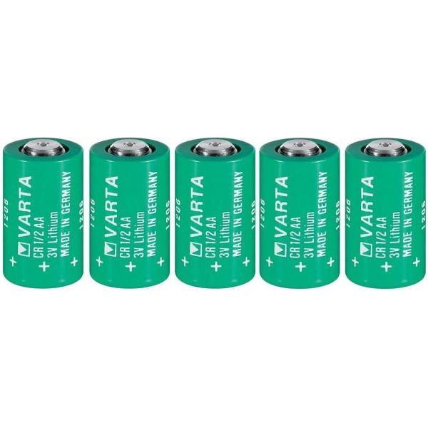 5 Stuks - Varta CR 1/2 AA lithium (3,0V)