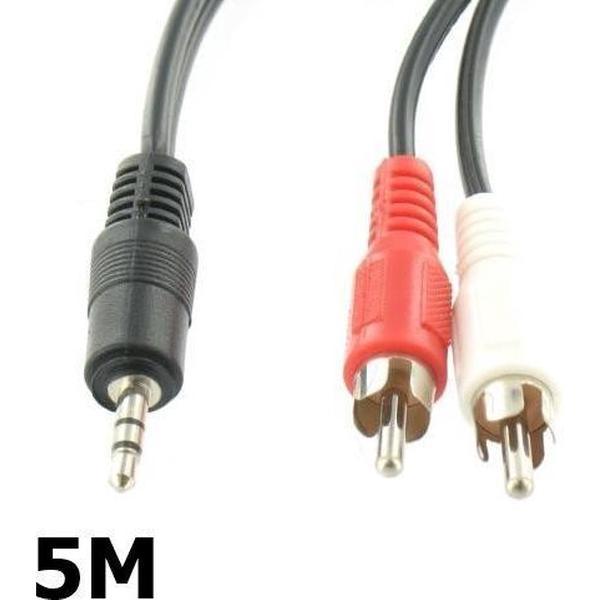 5 Meter Tulp - Jack 3,5mm stereo