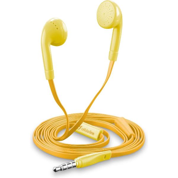 Cellularline BUTTERFLYSMARTY headphones/headset In-ear Geel