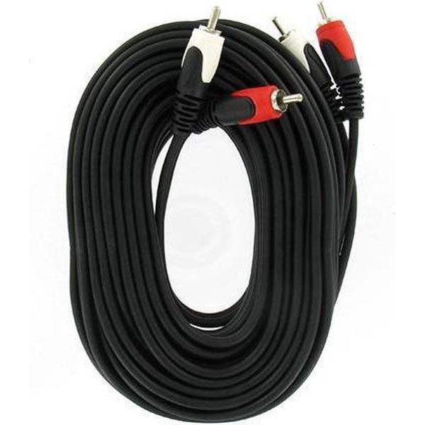 Kopp tulp audio kabel 10m