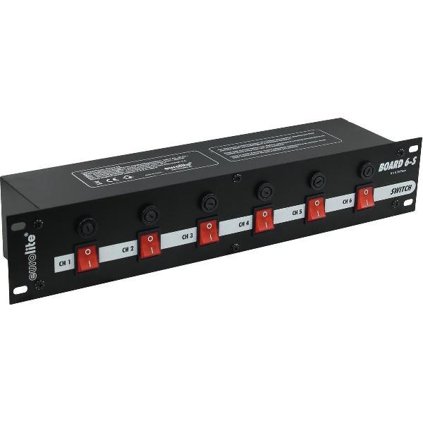EUROLITE Board 6-S met 6x Safety-stekkers