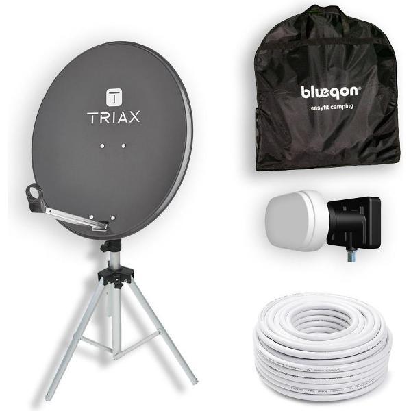 65cm Schotel antenne + 3° single DUO LNB (Canal Digitaal Ready) + 10 M Coax