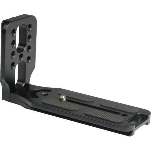 132C Universele 1/4 inch Verticale Shoot Quick Release L Plate Bracket Base Holder (Zwart)
