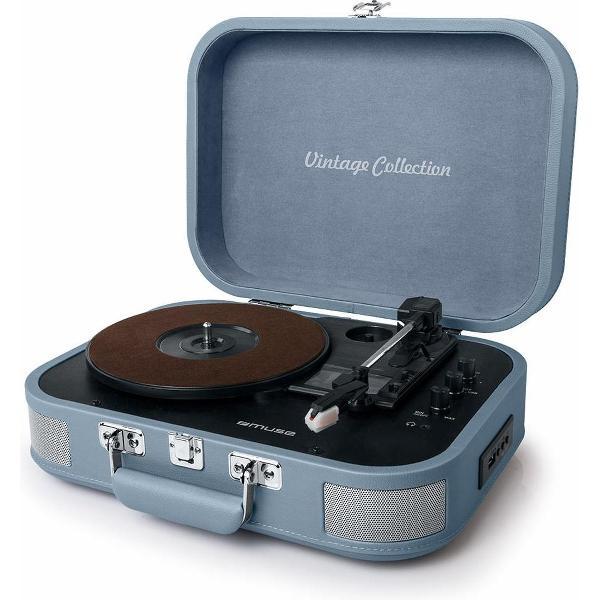 Muse MT-201 BVB draaitafel Zwart, Blauw