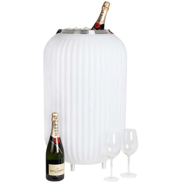 Nikki.Amsterdam The.Lampion L - Multicolor LED-verlichting, Bluetooth Speaker & Wijnkoeler in één!