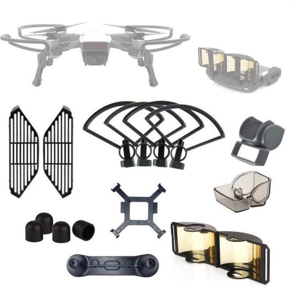 Drone lens bescherming cover + statief + verbeterde antenne accessoires Kit voor DJI Spark