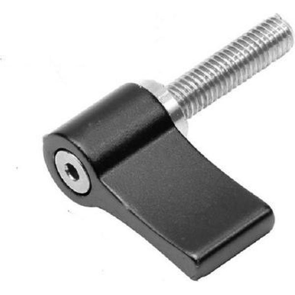 Aluminium bevestigingsschroef Actiecamera Positionering Vergrendeling Handschroefaccessoires, maat: M5x20mm (zwart)