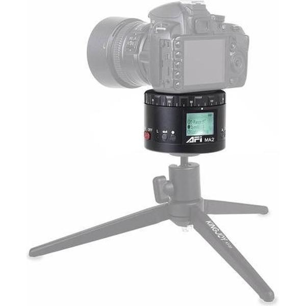 MA2 360 graden rotatie vertraagde sterfotografie LCD-camerabevestiging voor SLR- en digitale camera's met time-lapse-fotografie (zwart)