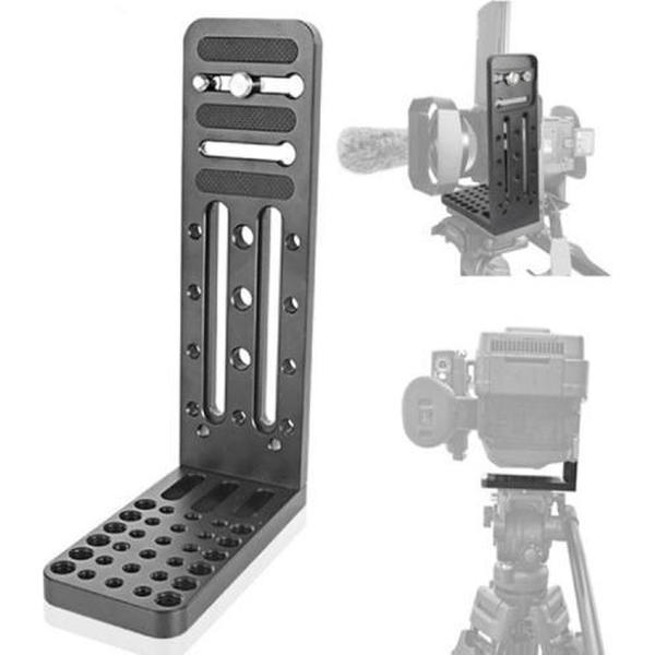 BEXIN L130C L-vormige verticale klepel Hydraulische pan / tilt statief Quick Release Plate voor DJI RONIN-S Gimbal