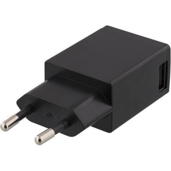 Deltaco USB-AC83 oplader voor mobiele apparatuur Binnen Zwart