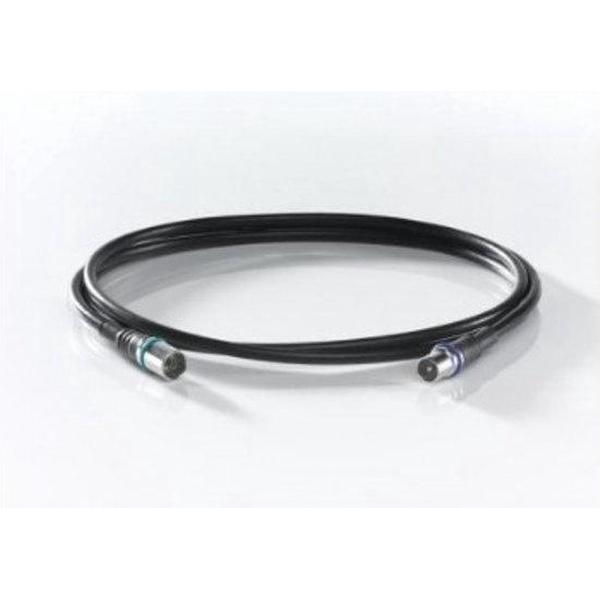 Wisi DS 37 U 0500 coax-kabel 5 m IEC Zwart