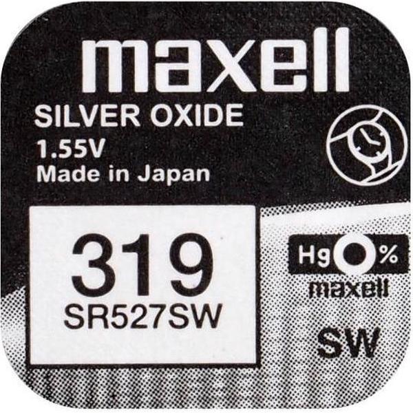 Maxell 18292900 huishoudelijke batterij Wegwerpbatterij SR527SW Zilver-oxide (S)