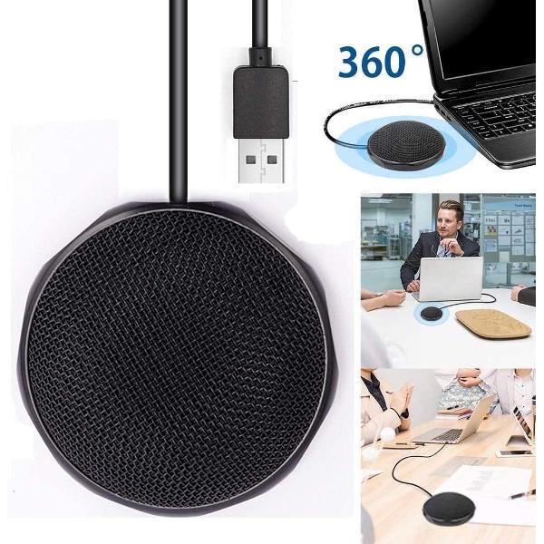 PC-microfoon PC USB-microfoon Desktopmicrofoon Luidsprekerconferentie uitbreidbaar Kleine microfoon voor geluidsverzameling Webconferentiemicrofoon Videochat VoIP-oproep Geluidsopname computer Computermicrofoon Pc / PS4 / Skype / Meeting