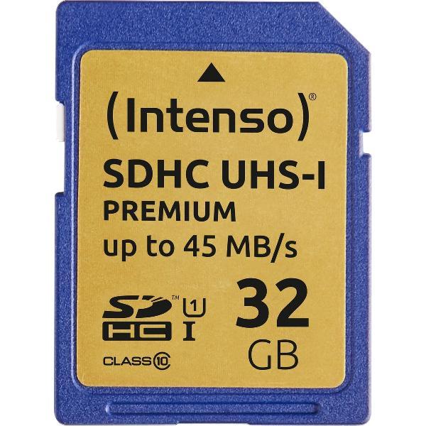 Intenso flashgeheugens 32GB SDHC