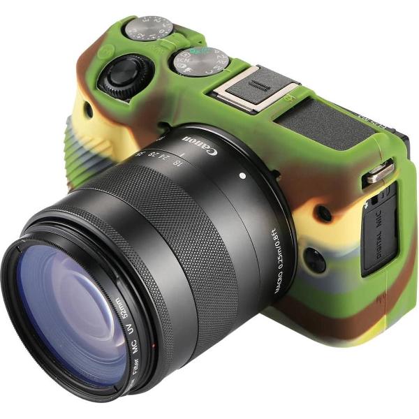 PULUZ Soft Silicone Protective Case for Canon EOS M3(Camouflage)