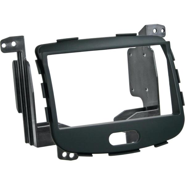 2-DIN Paneel Hyundai I10 2008-2013 Kleur: Rubbertouch Zwart