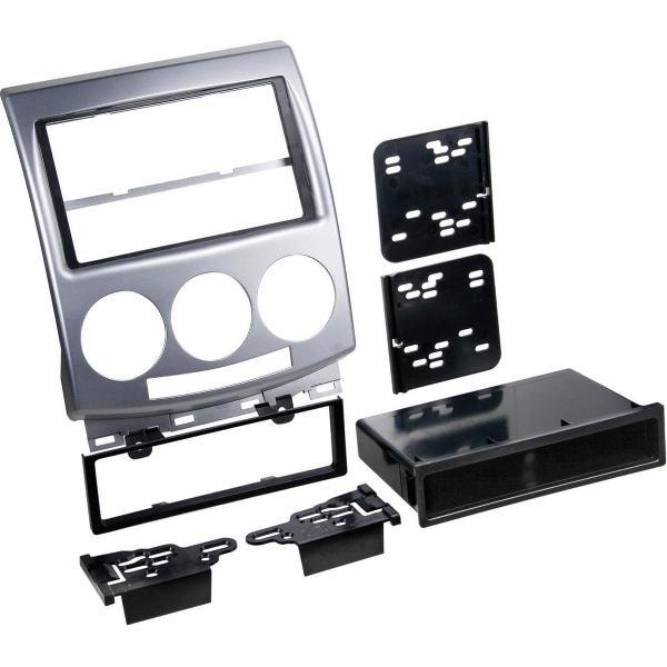 2-DIN Paneel Mazda 5- 2005-2010 Kleur: Zilver