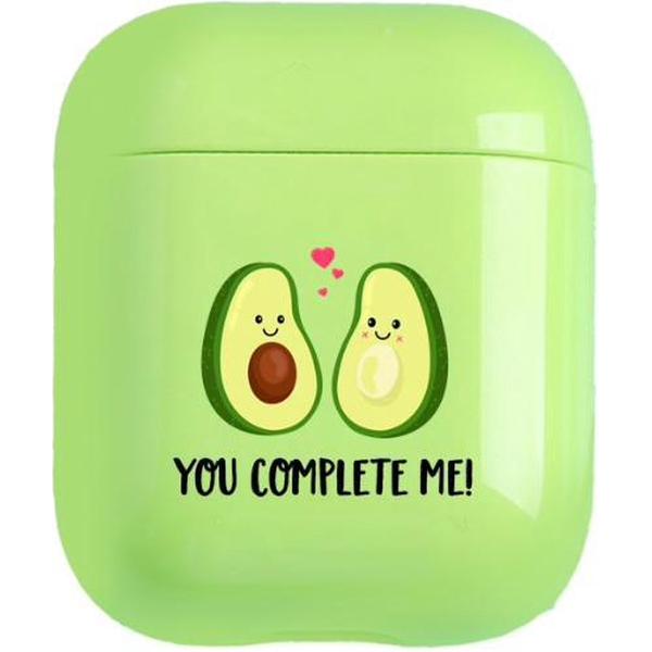 Hidzo hoes voor Apple's Airpods - Hard Case - You Compleet Me - Groen