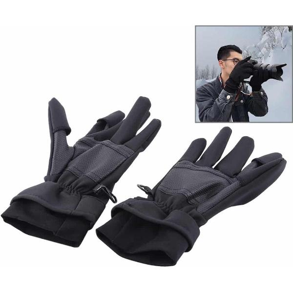 Buitensporten Windstopper Winter Warme Fotografiehandschoenen met volledige vingers, Maat: S