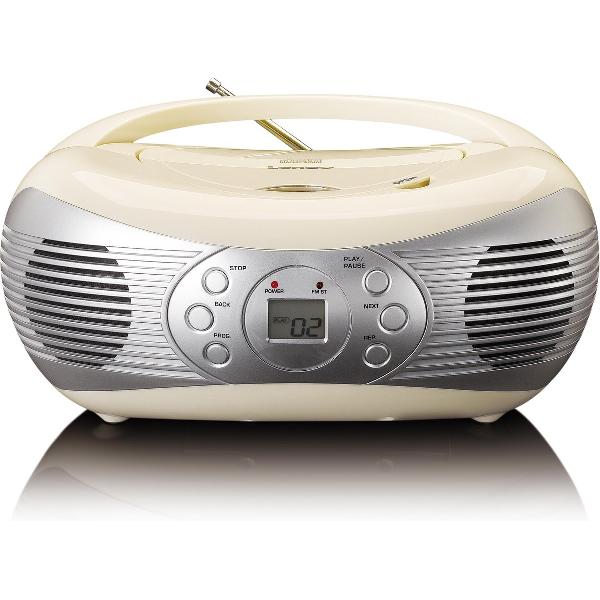 Lenco SCD-12 - Draagbare Radio/CD-speler - Beige