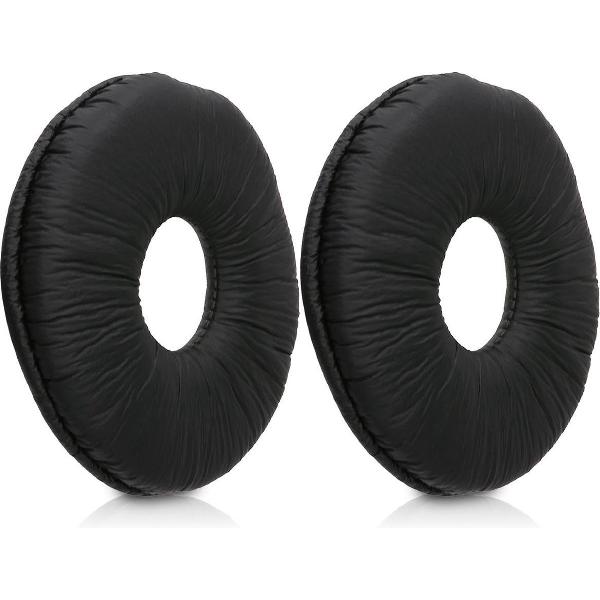 kwmobile 2x oorkussens voor Technics RP DJ1200 / DJ1210 koptelefoons - imitatieleer - voor over-ear-koptelefoon - zwart