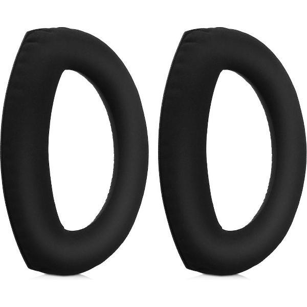kwmobile 2x oorkussens voor Sennheiser HD700 koptelefoons - imitatieleer - voor over-ear-koptelefoon - zwart