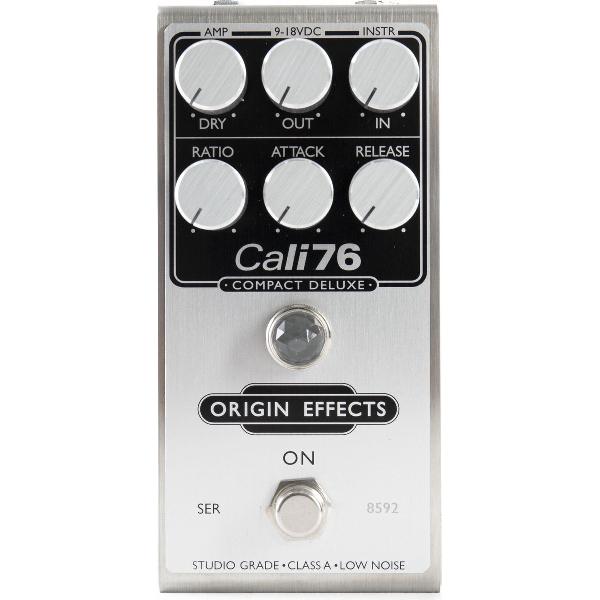 Origin Effects Cali76 Compact Deluxe, Compressor effect pedaal, Klasse A signaalweg