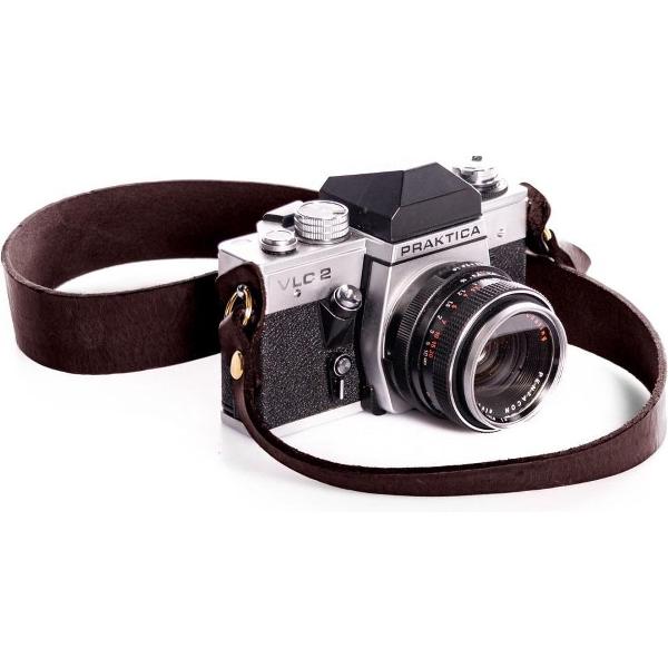 Leren Camera Riem #2 - Zwart, Bruin, Cognac & 4 andere kleuren