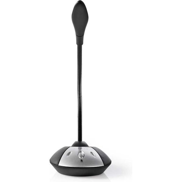 Nedis MICDU100BK Bedrade Microfoon Usb Zwart/grijs