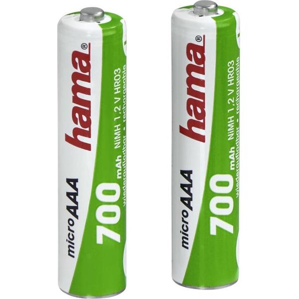 Hama Batt-Set 2Xaaa 700 Ni-Mh