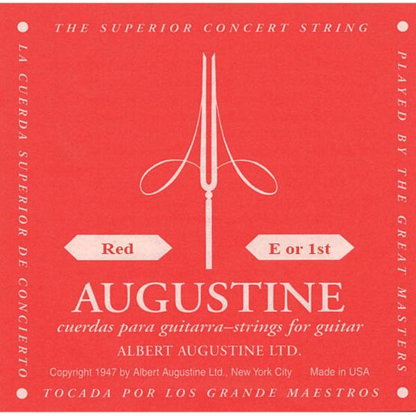 enkele snaar,1e,rood