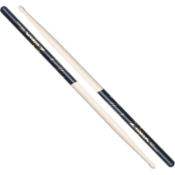 5A Hickory Sticks, zwart-DIP Natural Finish, Wood Tip