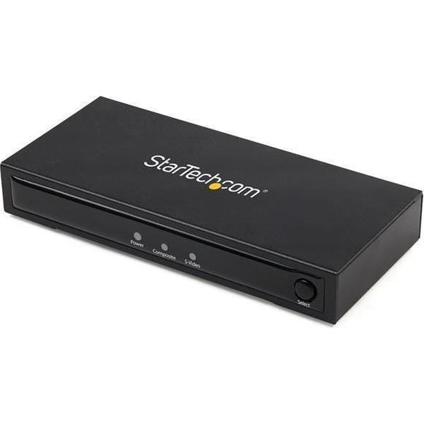 StarTech.com S-Video of composiet naar HDMI omvormer met audio 720p NTSC en PAL
