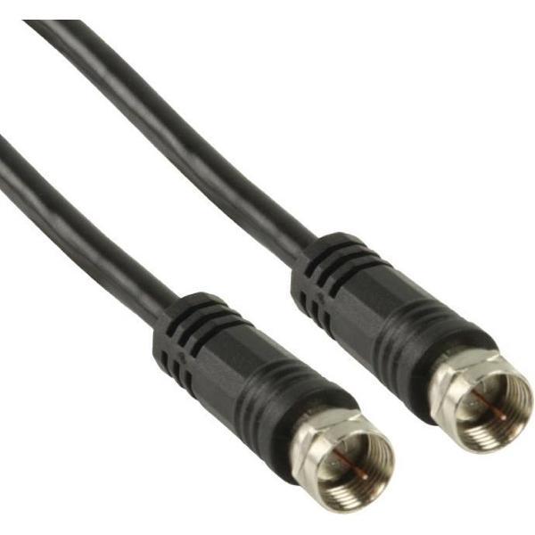 Antenna Cable F-Male - F-Male 2.00 m Black