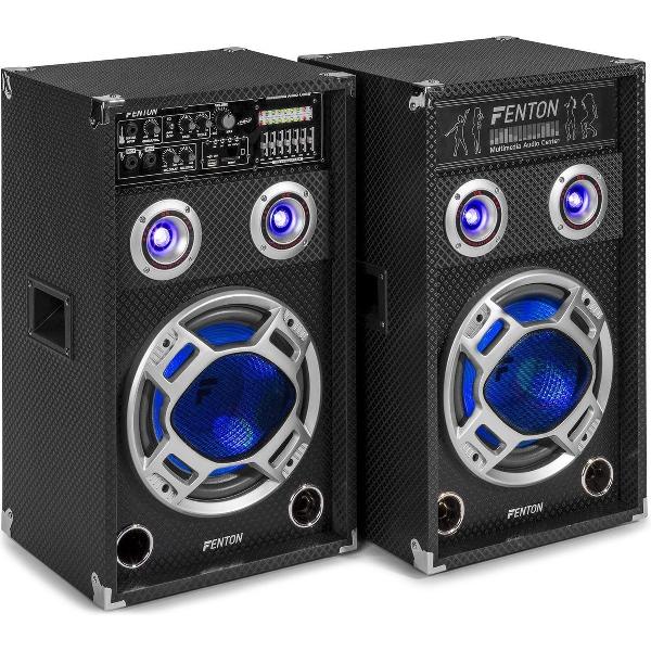 Actieve speakers - Fenton KA-10 - Actieve speakerset met Bluetooth, USB / SD mp3 speler en