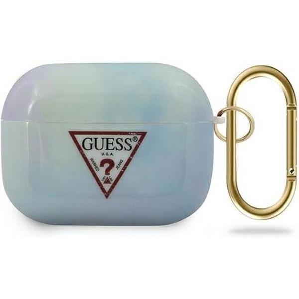 GUESS AirPods Pro Hoesje - Tie & Dye Collection - Blauw