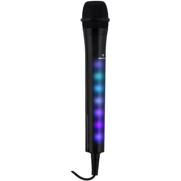 Kara Dazzl LED lichteffect karaoke microfoon zwart
