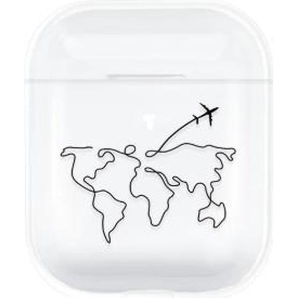Wanderlust Case geschikt voor Airpods case - transparant