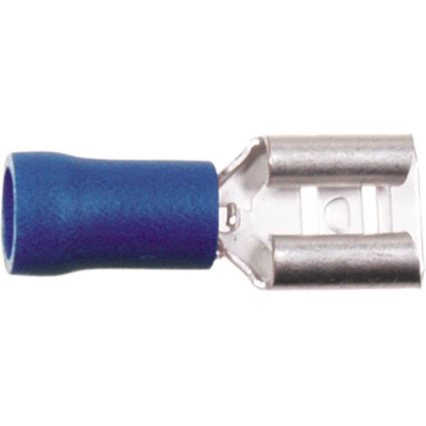 Vlakstekker Blauw 1.5 - 2.5mm ² / Breedte 4.8mm (100 stuks)