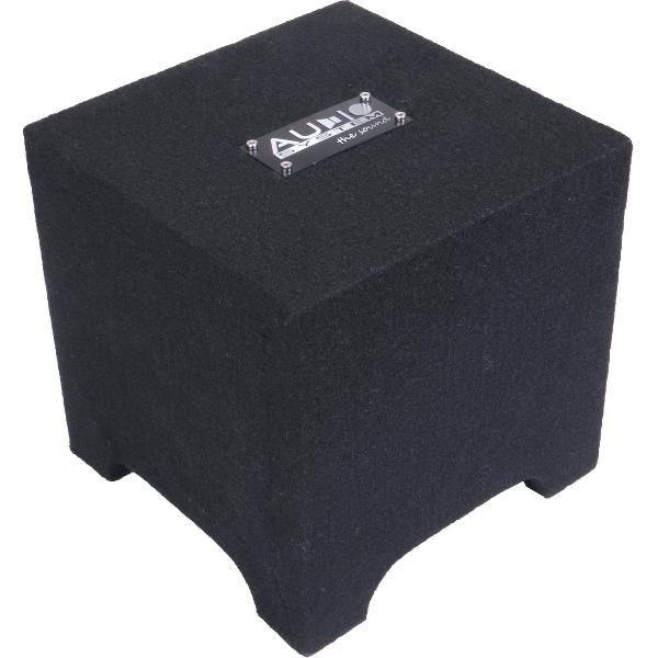 RADION-Serie HIGH EFFICIENT Down Fire Boom Box Subwooferbox 9 liter met R08 Flat en H-200.1