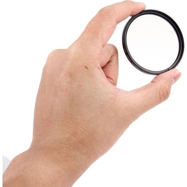 JUNESTAR 3 in 1 professionele 58-mm lensfilter (CPL + UV + FLD / paars) voor GoPro en Xiaomi Xiaoyi Yi Sport-actiecamera