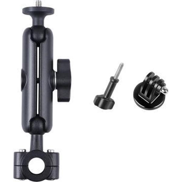 21 mm balhoofd auto voorstoel stuur vaste houder met statiefadapter en schroef voor GoPro HERO9 Black / HERO8 Black / HERO7 / 6/5, DJI Osmo Action, Insta360 One R en andere actiecamera's