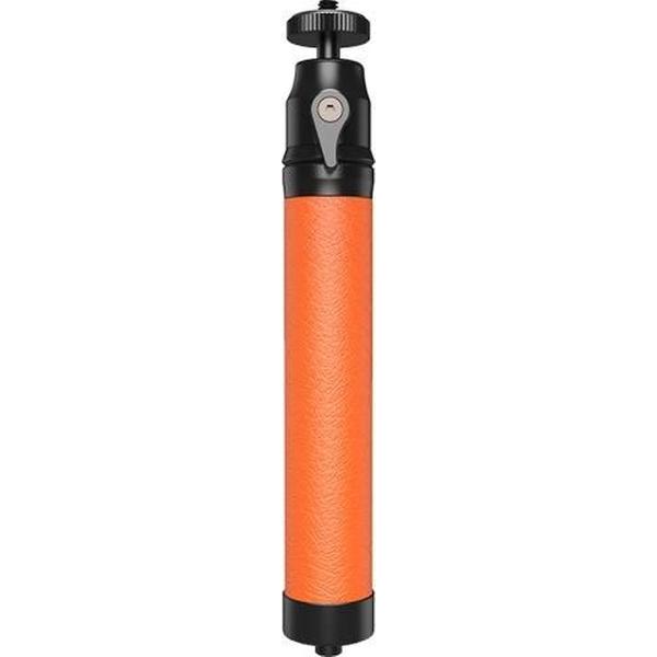 Originele Xiaomi Youpin SEABIRD intrekbare lederen handgreep Luchtvaart Aluminium 4K sportcamera Selfiestick met rubberen draagriem (oranje)