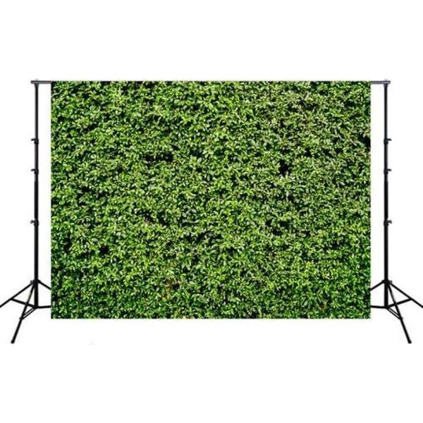 2.1mx 1.5m Groene Bladeren Muur Verjaardagsfeestje Fotografie Achtergronddoek